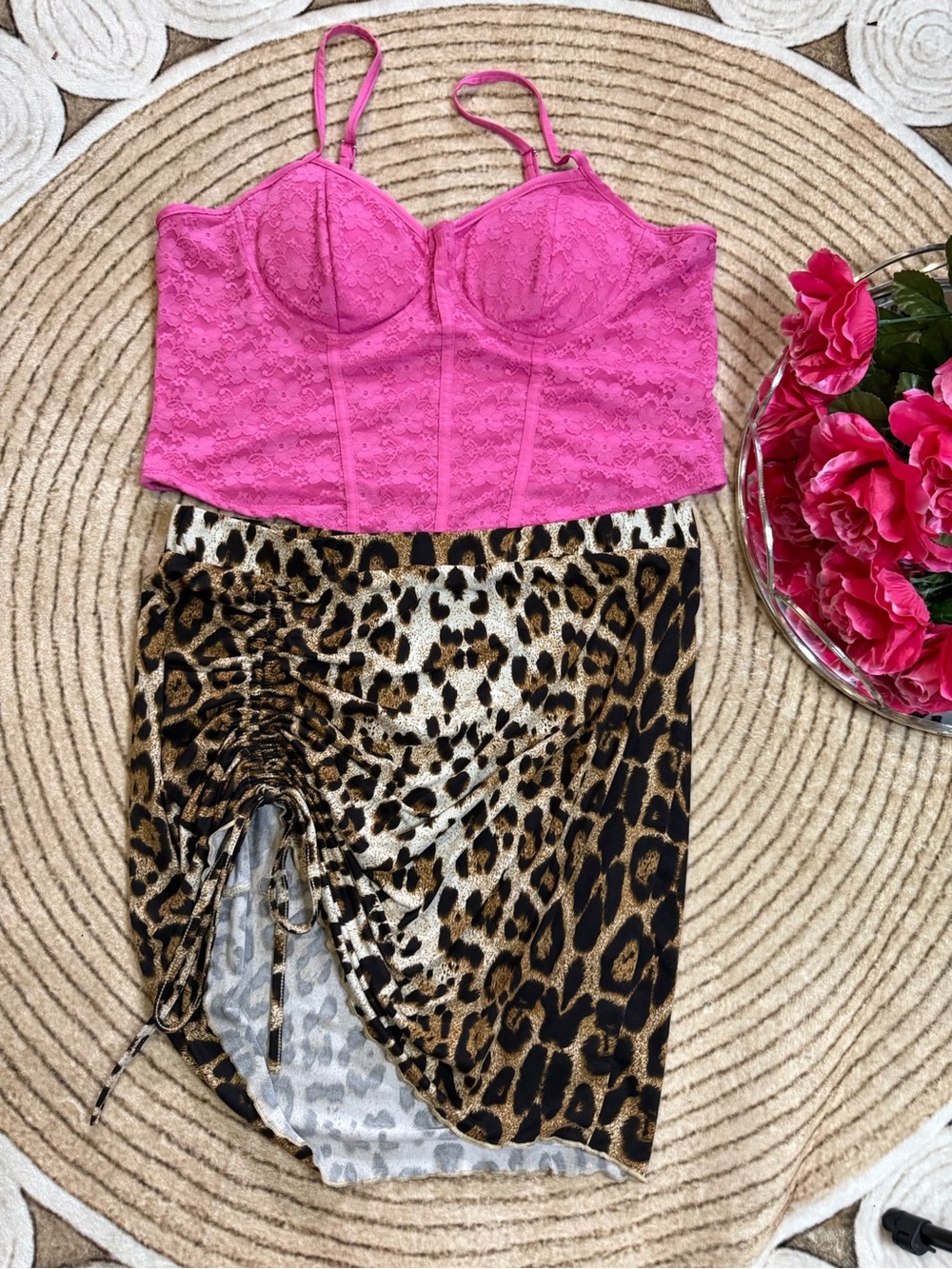 Womenβs 1XL Print skirt - Shein